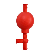 SUCCIONADOR DE PIPETA 3 VIAS ROJO (D&N)