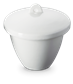CRISOL DE PORCELANA FORMA ALTA CON TAPA DE 100 ML (GLASSCO)