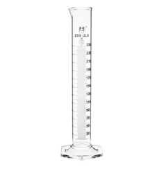 PROBETA GRADUADA VIDRIO 250 ML CLASE "A" BLANCA EISCO