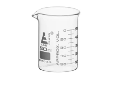 VASO PRECIPITADO DE VIDRIO ASTM (50ML) (PIEZA) (EISCO)