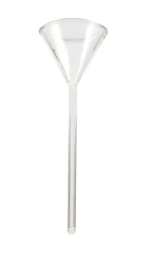 EMBUDO ESTRIADO DE VIDRIO 65MM TALLO LARGO (PYREX)