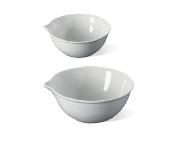 CAPSULA DE EVAPORACION DE PORCELANA CON VERTEDERO DE 150 ML (GLASSCO)