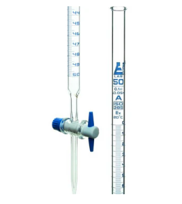 BURETA CLASE "A" LLAVE DE TEFLON RECTA 50ML (EISCO)
