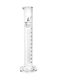 PROBETA GRADUADA VIDRIO 100ML CLASE "A" BLANCA (PIEZA) (EISCO)
