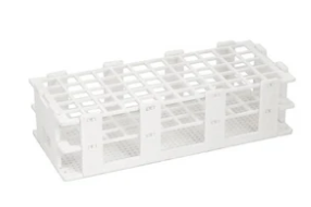 GRADILLA POLIPROPILENO BLANCA P/60 TUBOS 16MM (EISCO)