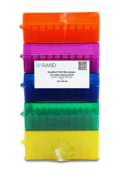 GRADILLA P/100 MICROTUBOS 1.5/2ML COLORES PK/5 (NACIONAL)