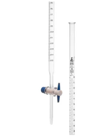 BURETA CLASE "A" LLAVE DE TEFLON RECTA (25ML)  (EISCO)