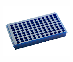 GRADILLA DE POLIPROPILENO PARA 96 MICROTUBOS PCR (PK/5) (SSIBIO)
