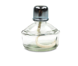 LAMPARA DE ALCOHOL DE VIDRIO 125ML (NACIONAL)
