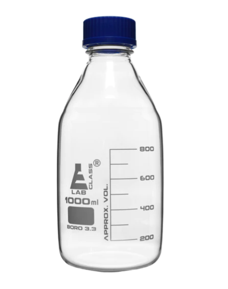 BOTELLA GRADUADA PARA MEDIOS GL45 1000ML (EISCO)