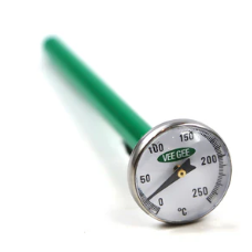 TERMOMETRO BIMETALICO CARATULA 1" 0°C A 250°C (PIEZA) (VEE GEE)