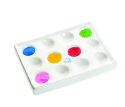 PLACA DE PORCELANA 12 CAVIDADES (EISCO)