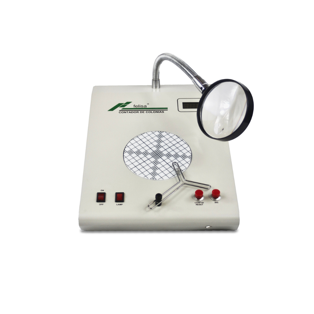 CONTADOR DE COLONIAS CON LAPIZ ELECTRONICO LUPA 4"   FELISA