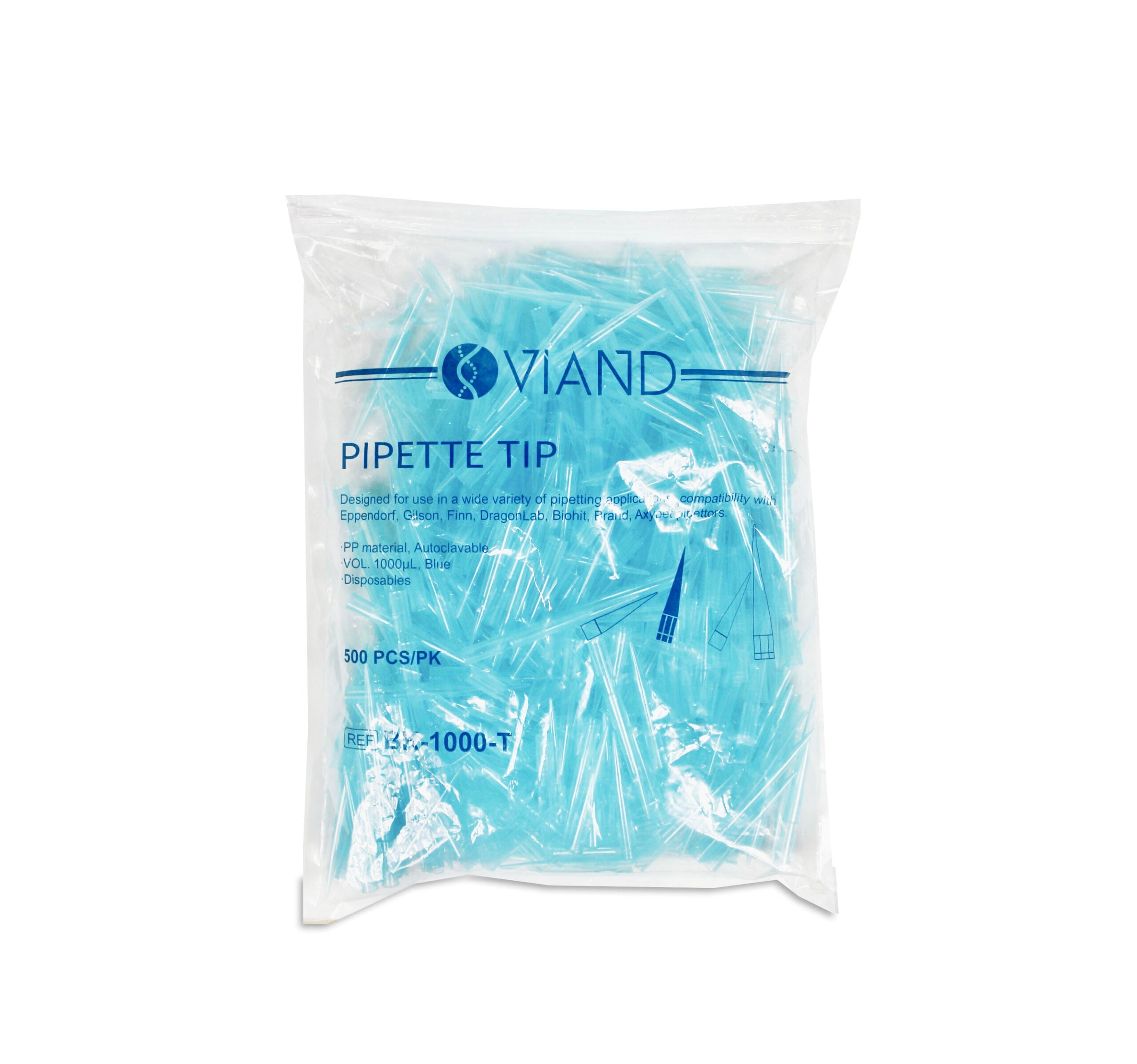 Punta Azul 1000µL pk/500 Viand