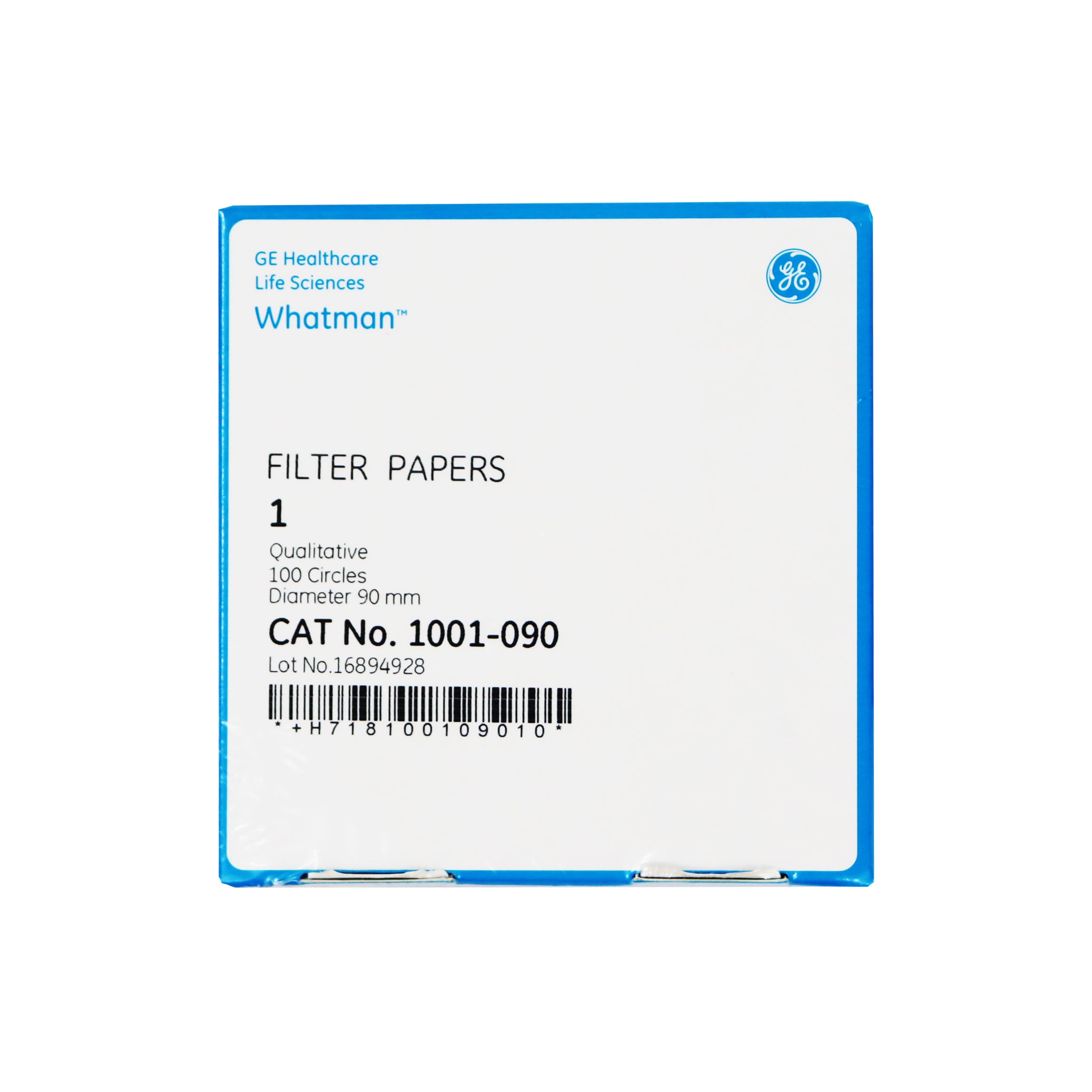 PAPEL FILTRO CUALITATIVO # 1 DE 90MM Ø PK/100 WHATMAN