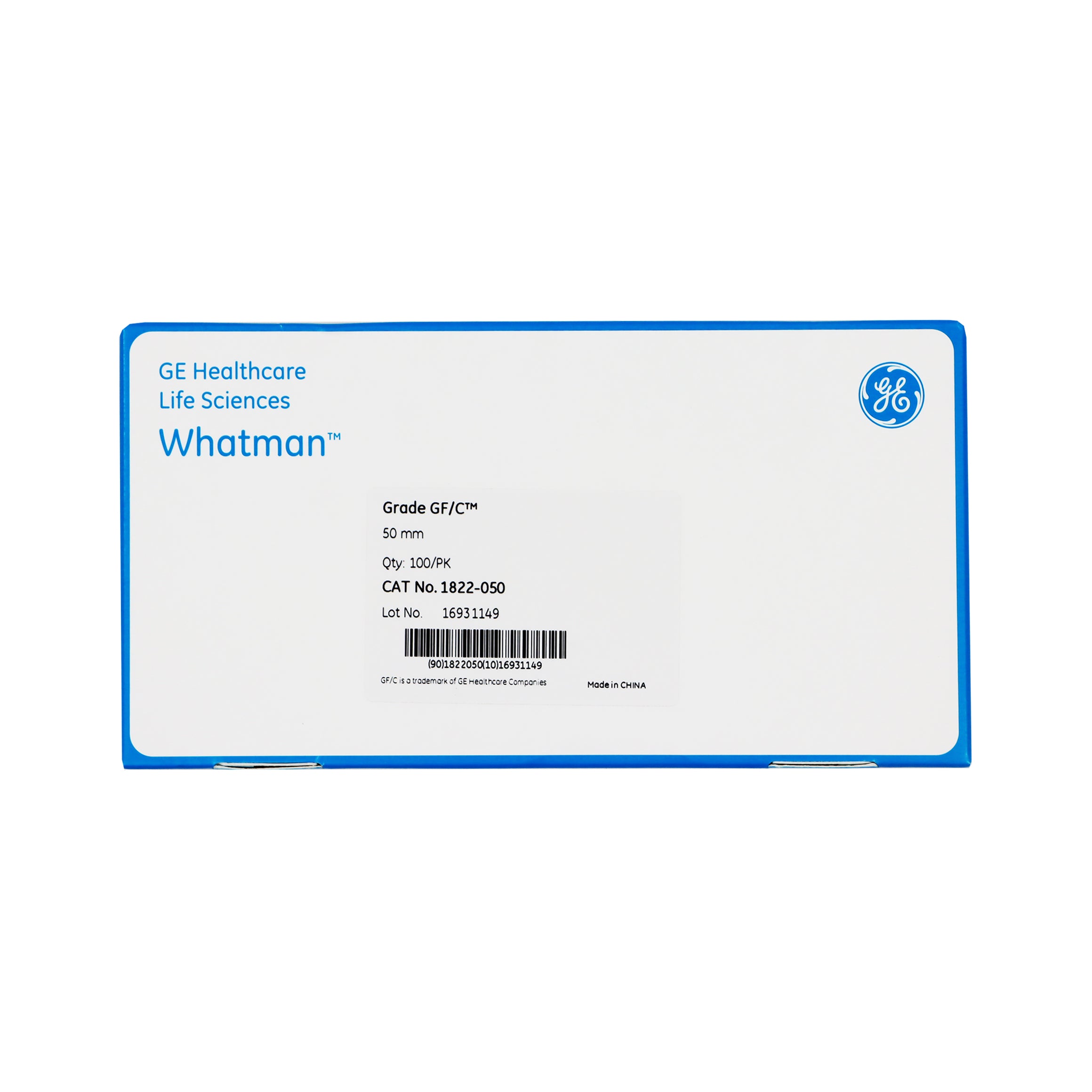 PAPEL FIBRA DE VIDRIO GF/C 50 MM Ø 1.2 µM PK/100 WHATMAN