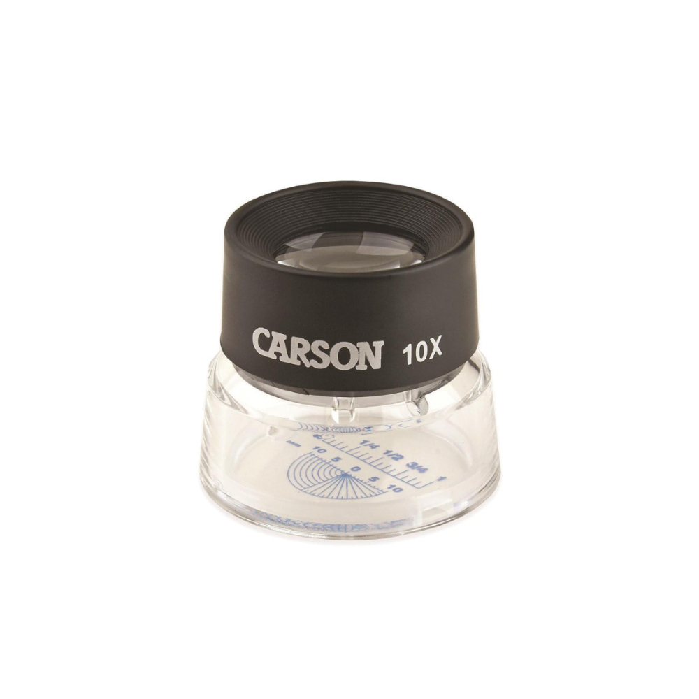 Lupa Lumiloupe Base De Acrilico 10X Carson
