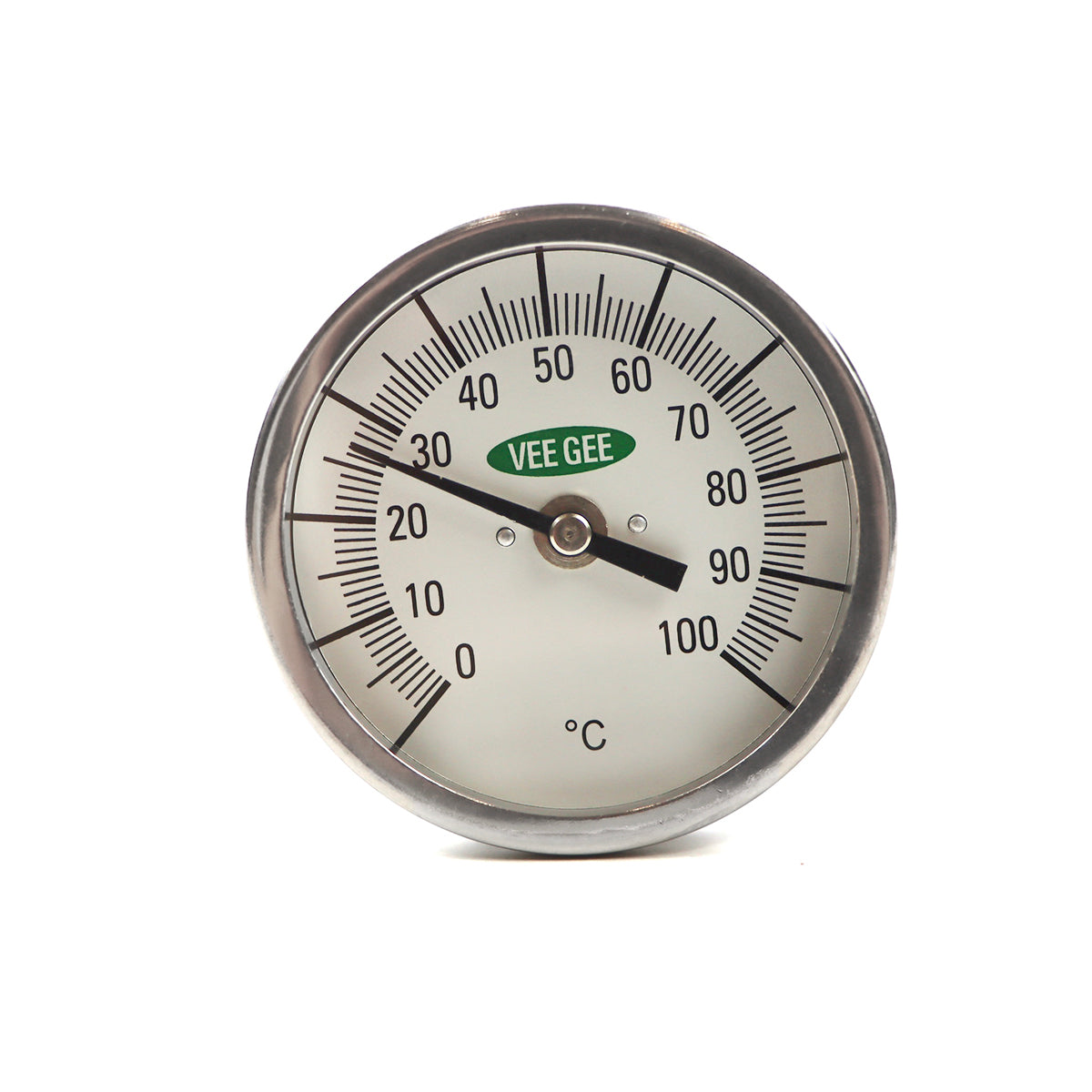 Termometro Bimetalico Caratula 3" Vastago 12" 0°C a 100°C Vee Gee